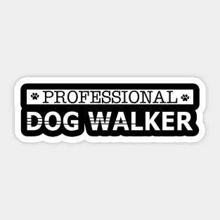 Dog - Professional dog walker Sticker